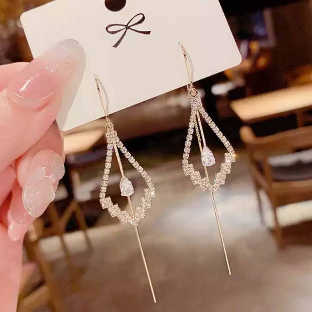 New 18k gold plated luxury earrings